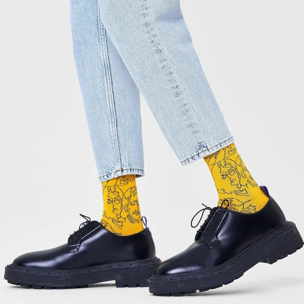 NWT Unisex The Beatles Happy Socks